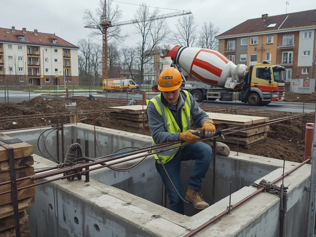 Obrazek poglądowy: Betoniarz-zbrojarz