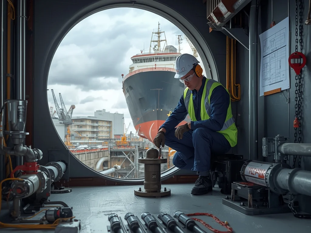 Monter rurociągów okrętowych
