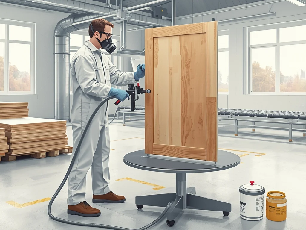 Obrazek poglądowy: Lakiernik wyrobów drzewnych