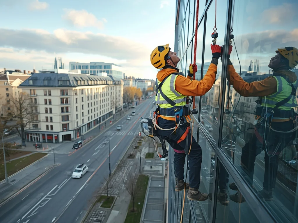 Obrazek poglądowy: Alpinista przemysłowy