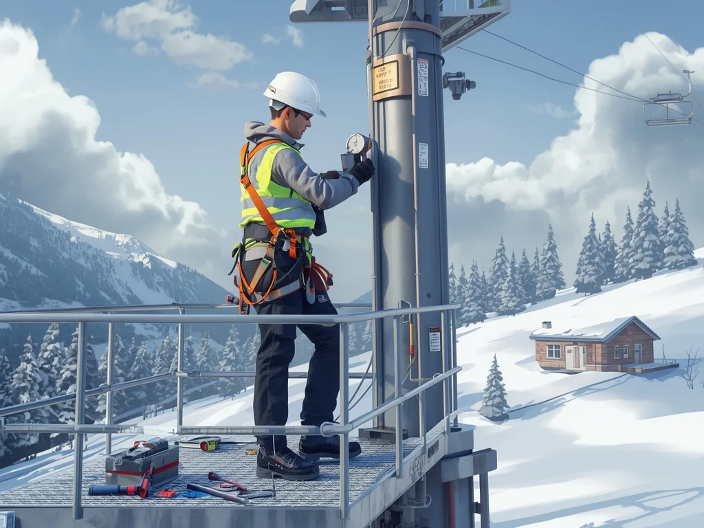 Obrazek poglądowy: Monter / konserwator kolei linowych, wyciągów narciarskich i zjeżdżalni
