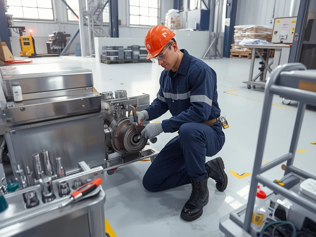 Obrazek poglądowy: Mechanik maszyn i urządzeń przemysłowych