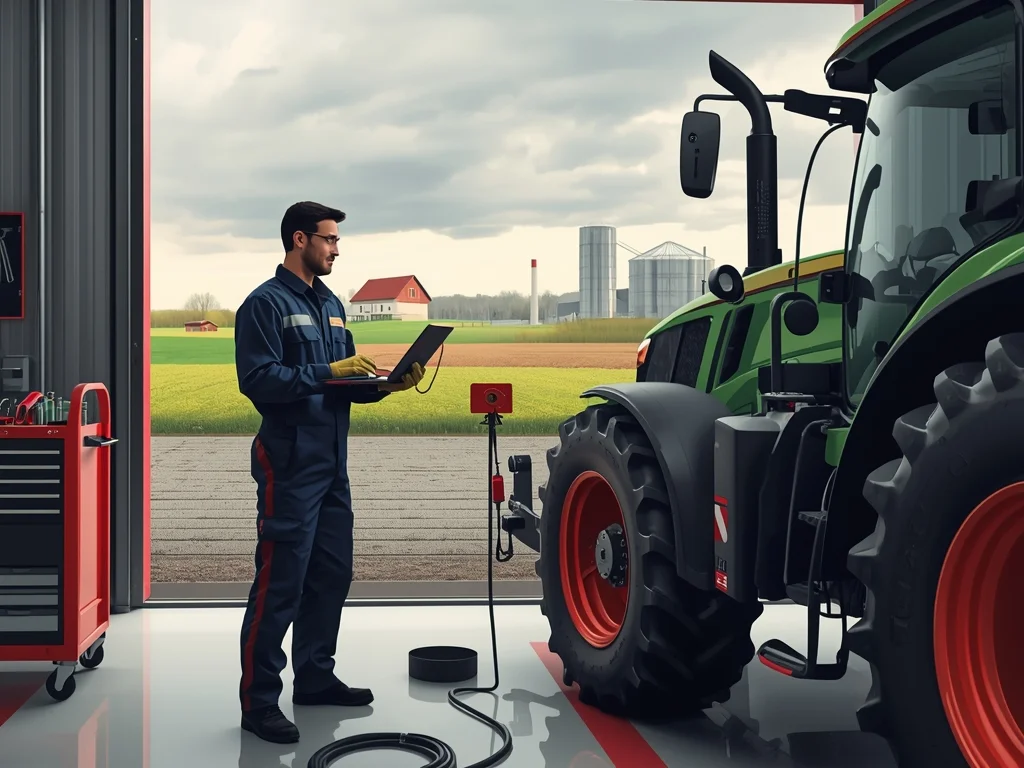 Obrazek poglądowy: Mechanik maszyn rolniczych