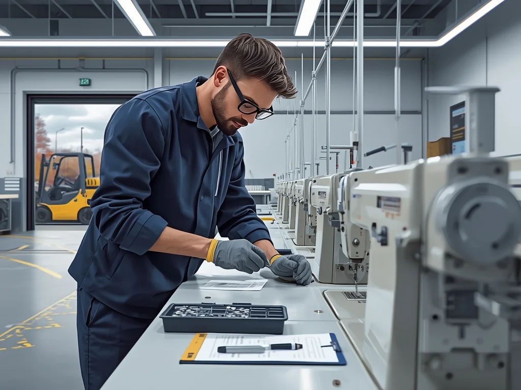 Obrazek poglądowy: Mechanik maszyn szwalniczych