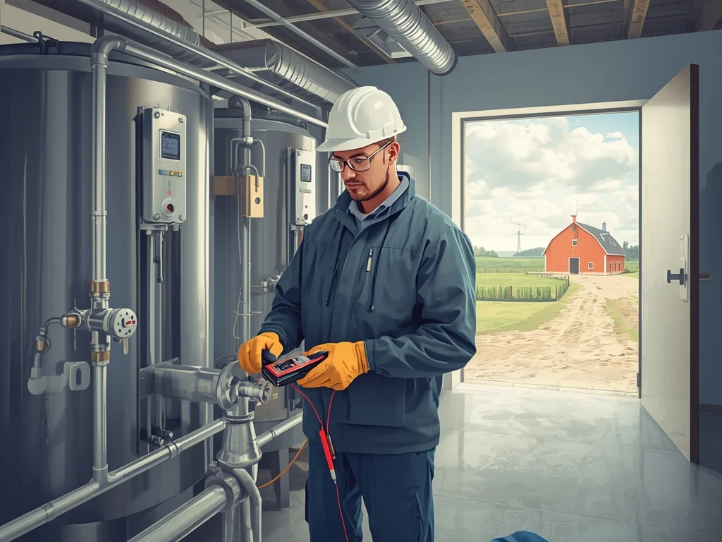 Obrazek poglądowy: Monter-instalator urządzeń technicznych w budownictwie wiejskim