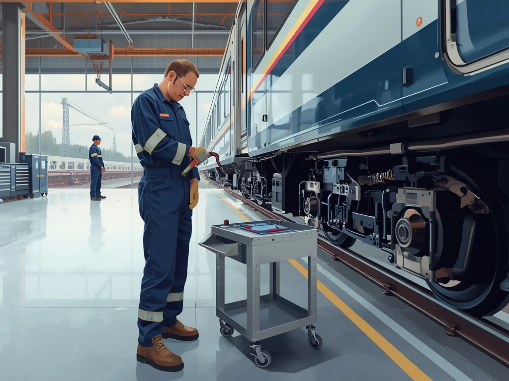 Obrazek poglądowy: Mechanik pojazdów kolejowych