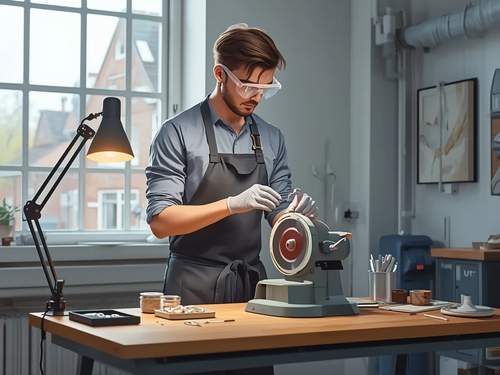 Obrazek poglądowy: Szlifierz-polerowacz wyrobów artystycznych