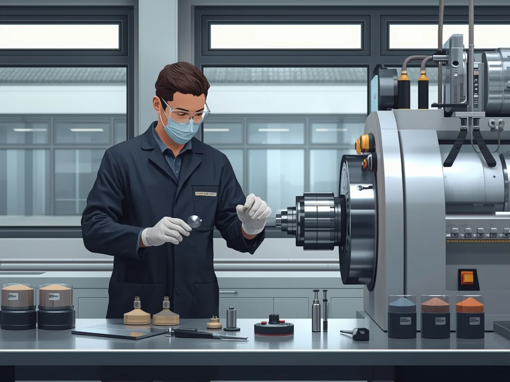 Obrazek poglądowy: Szlifierz-polerowacz szkła optycznego