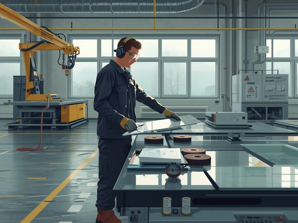 Szlifierz szkła płaskiego