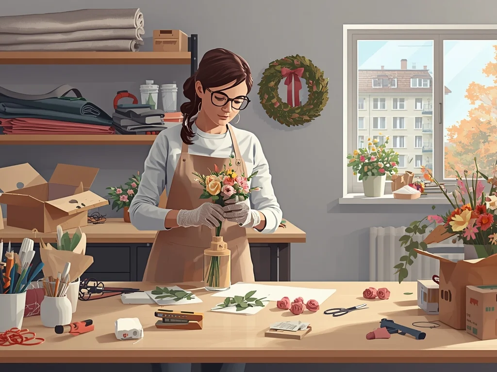 Wytwórca sztucznych kwiatów