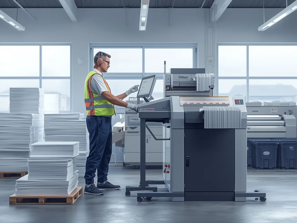 Obrazek poglądowy: Operator maszyn introligatorskich