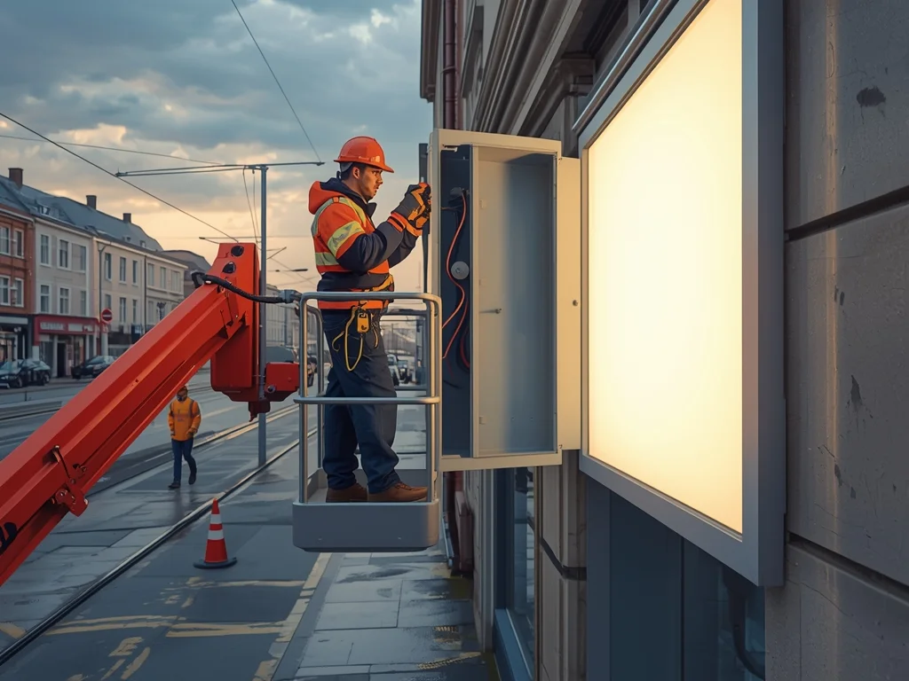 Obrazek poglądowy: Elektromonter reklam świetlnych