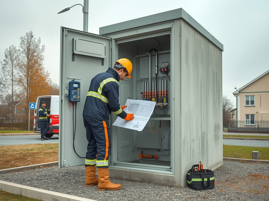 Elektromonter prefabrykowanych stacji transformatorowych