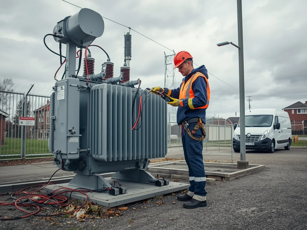 Obrazek poglądowy: Elektromonter transformatorów