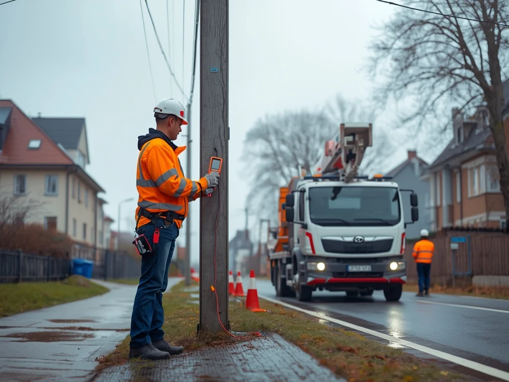 Obrazek poglądowy: Elektromonter pogotowia elektroenergetycznego