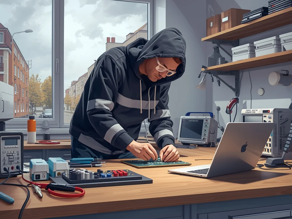 Obrazek poglądowy: Monter-elektronik – naprawa sprzętu audiowizualnego