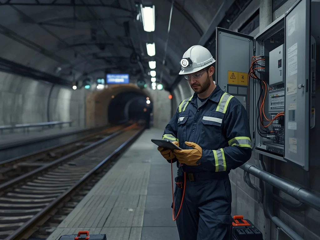 Obrazek poglądowy: Monter urządzeń sterowania ruchem pociągów metra