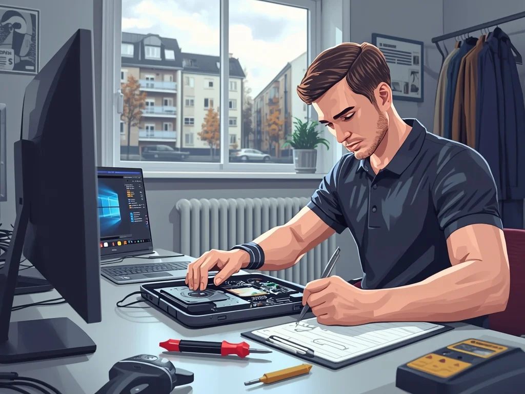 Obrazek poglądowy: Serwisant sprzętu komputerowego