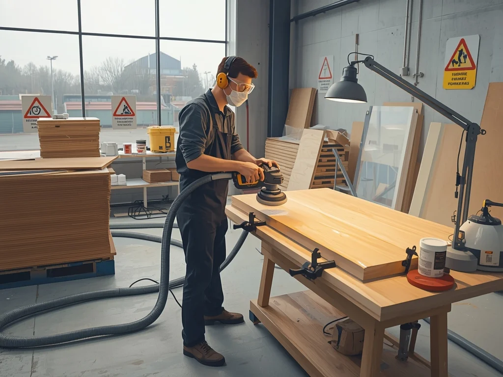 Obrazek poglądowy: Operator urządzeń do polerowania drewna