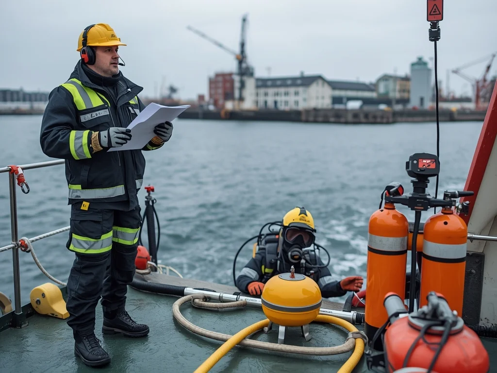 Obrazek poglądowy: Kierownik prac podwodnych