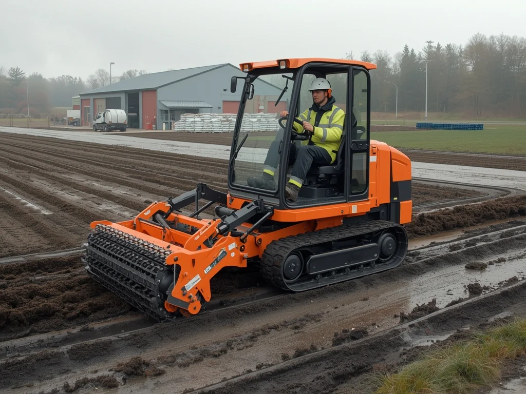 Obrazek poglądowy: Operator maszyn i urządzeń do pozyskiwania torfu