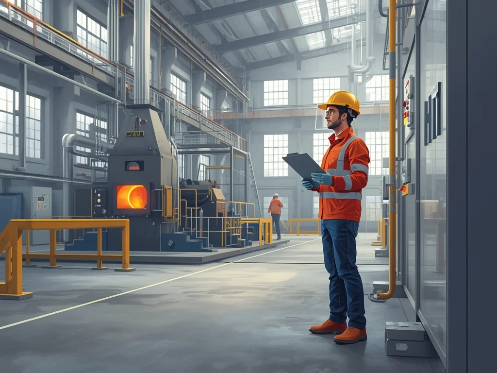 Obrazek poglądowy: Operator maszyn i urządzeń odlewniczych