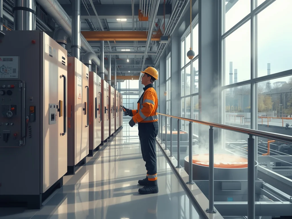 Obrazek poglądowy: Operator urządzeń do elektrolitycznego uzyskiwania metali