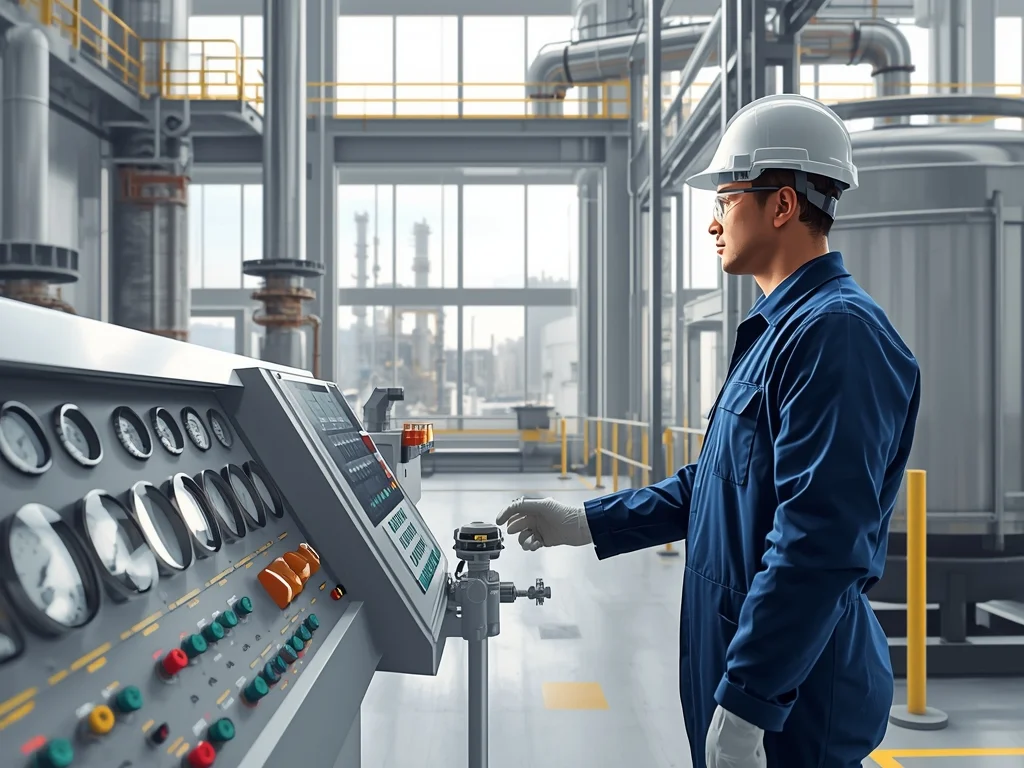 Obrazek poglądowy: Operator urządzeń do produkcji nawozów sztucznych