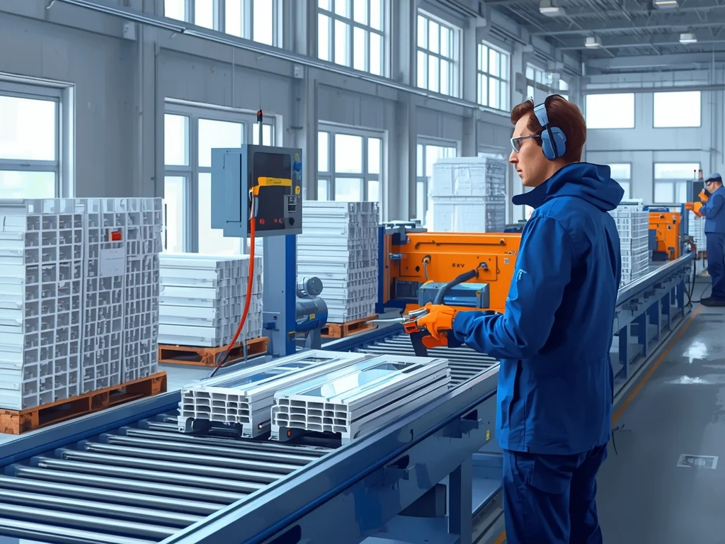 Obrazek poglądowy: Operator maszyn i urządzeń do produkcji okien z tworzyw sztucznych