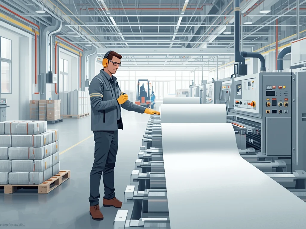 Obrazek poglądowy: Operator maszyn do produkcji włóknin i przędzin