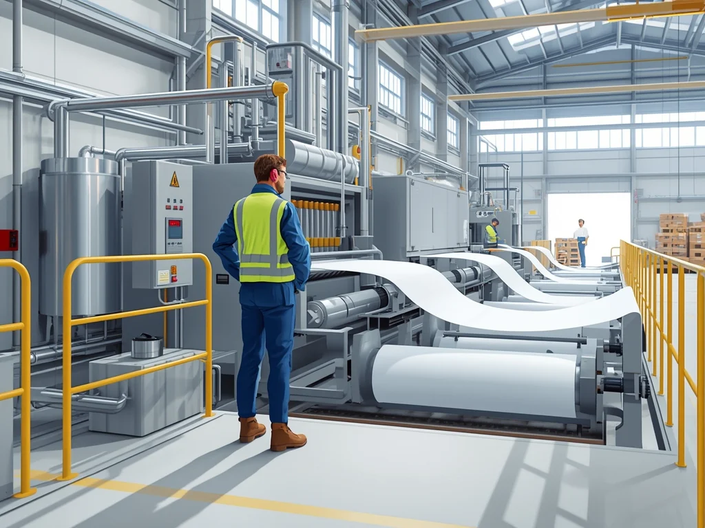 Obrazek poglądowy: Operator urządzeń do impregnowania i powlekania wyrobów papierowych