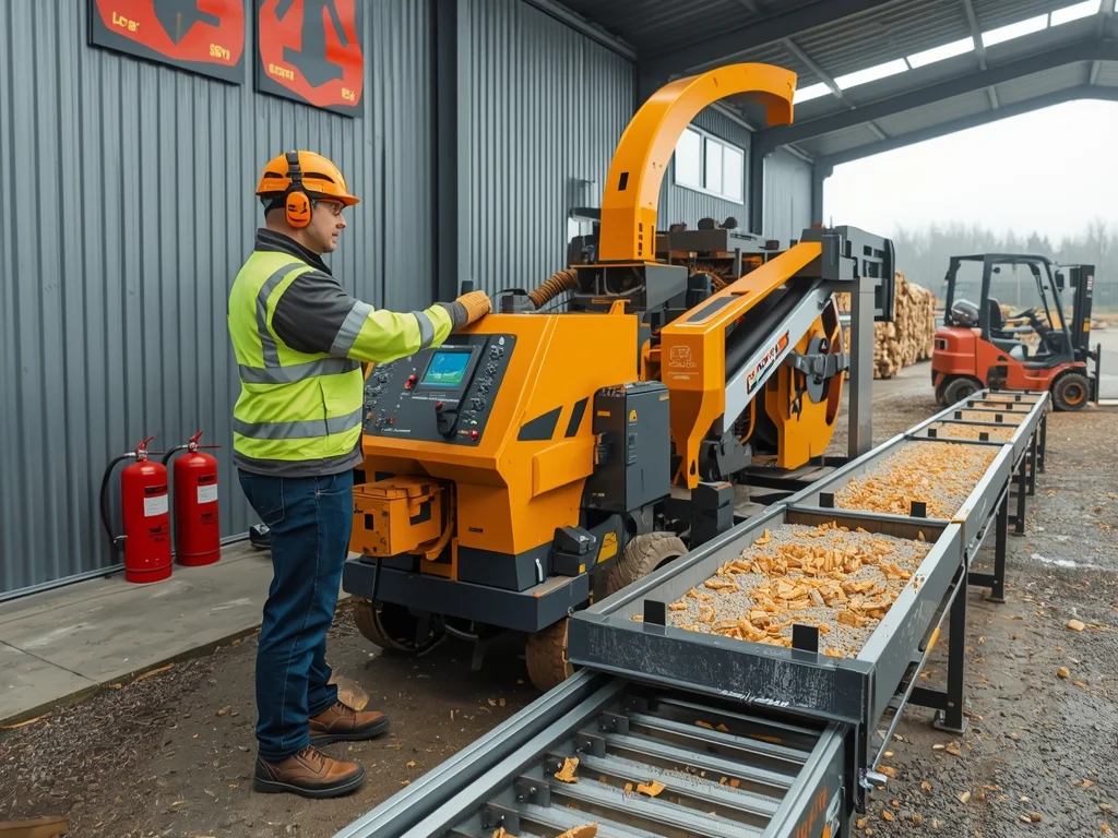 Obrazek poglądowy: Operator urządzeń rębalni drewna