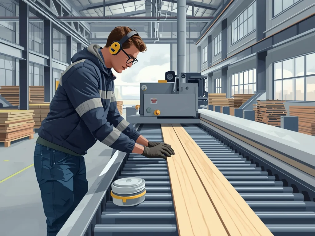 Obrazek poglądowy: Operator sklejarek płyt stolarskich