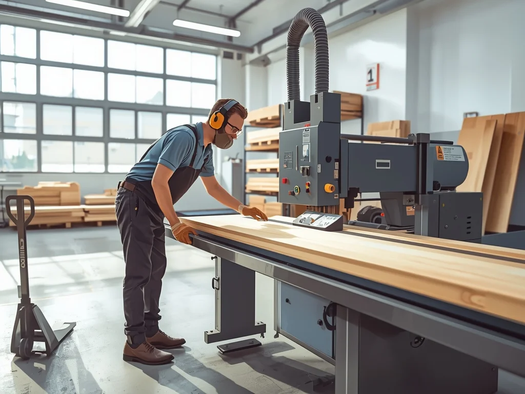 Obrazek poglądowy: Operator strugarek i frezarek do drewna
