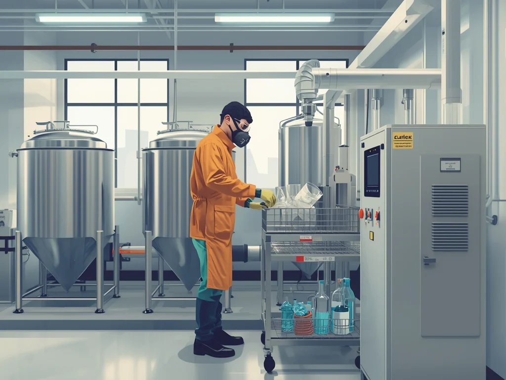 Obrazek poglądowy: Operator urządzeń do chemicznego polerowania szkła