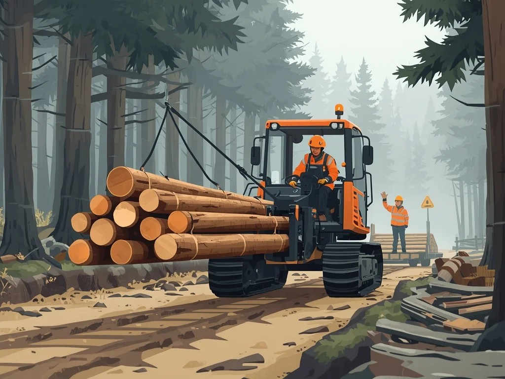 Operator ciągników zrywkowych do zrywki podwieszanej