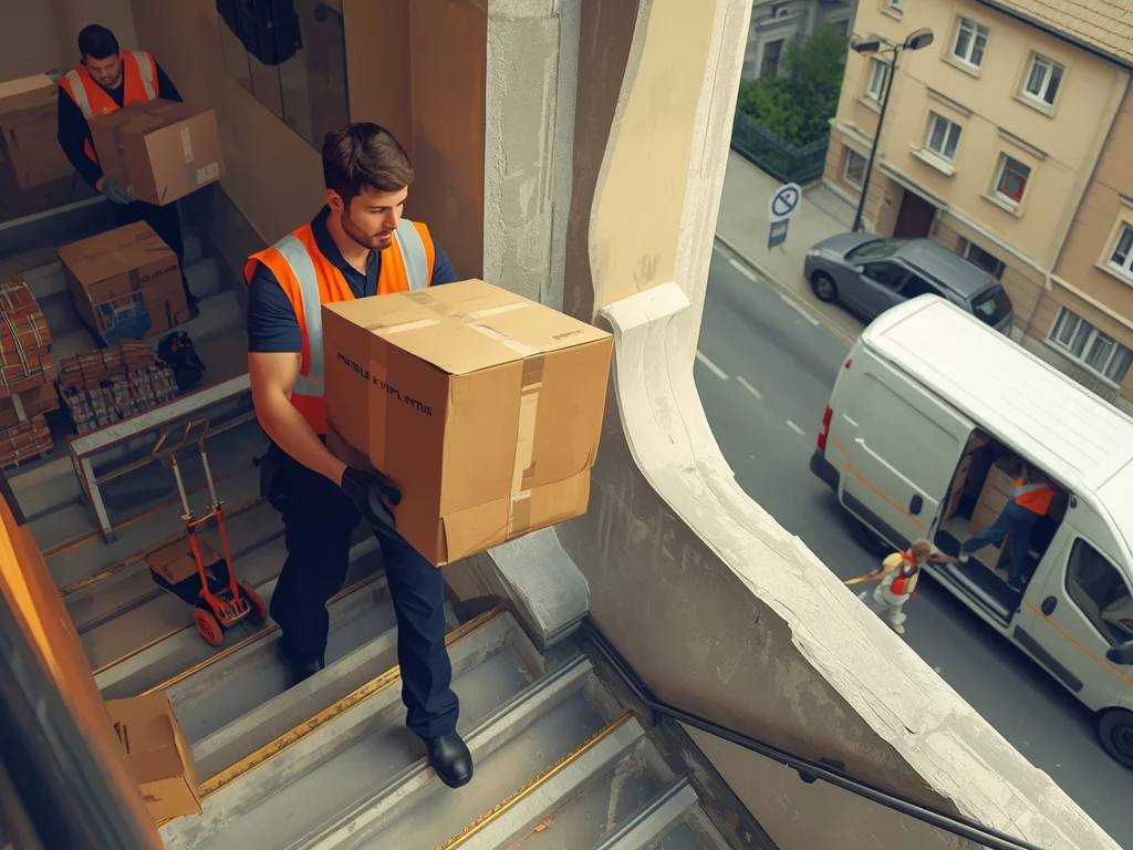 Obrazek poglądowy: Pracownik przeprowadzkowy